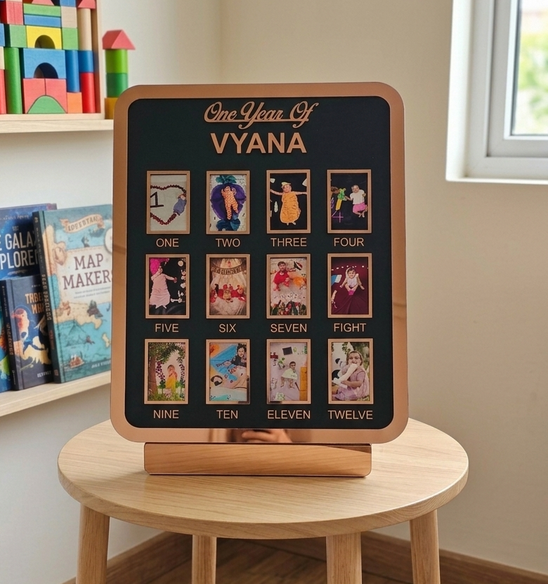 1 Year Baby Frame